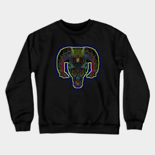 Aries 1c Black Crewneck Sweatshirt